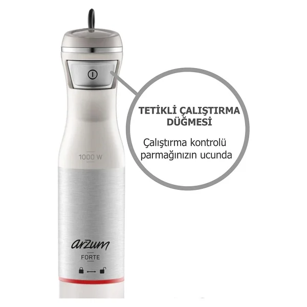 Arzum Ar1157-B Forte Multi 1000 W Blender Seti Beyaz - Görsel 9
