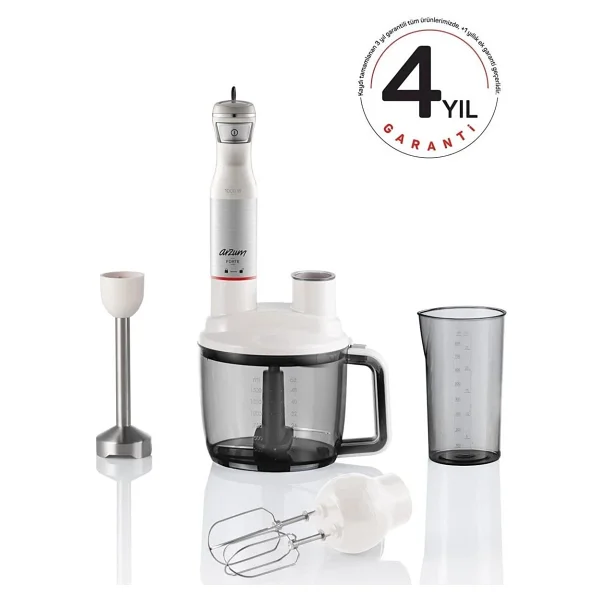 Arzum Ar1157-B Forte Multi 1000 W Blender Seti Beyaz - Görsel 8