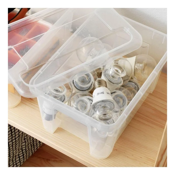 Ikea Samla 28x20x14 Cm 5 Lt Kapaklı Saklama Kutusu - Görsel 4