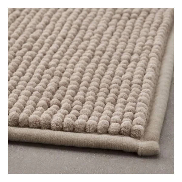 Ikea Toftbo 50x80 Cm Banyo Paspası Mikrofiber Yumuşak Koyu Bej - Görsel 2