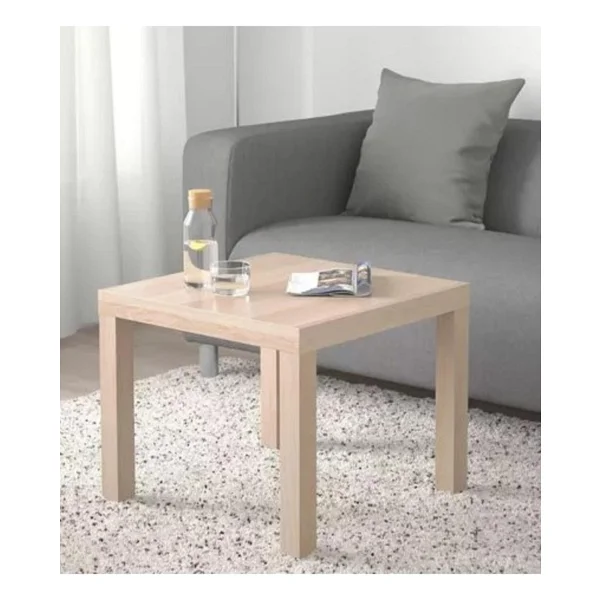 Ikea Lack Orta Yan Sehpa Masa , Ağartılmış Meşe Görünümlü - Görsel 4