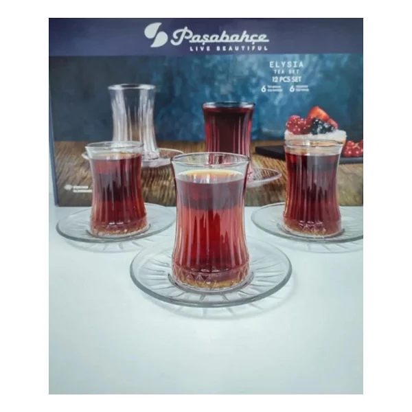 Paşabahçe Elysia 950054 12 Parça 6 Kişilik Çay Seti