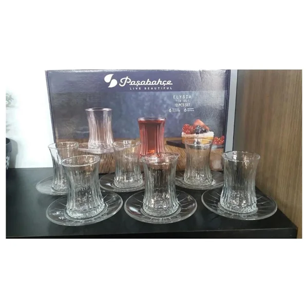 Paşabahçe Elysia 950054 12 Parça 6 Kişilik Çay Seti - Görsel 2