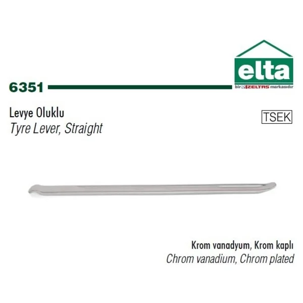 İzeltaş 6351 600 Mm Oluklu Levye - Görsel 2