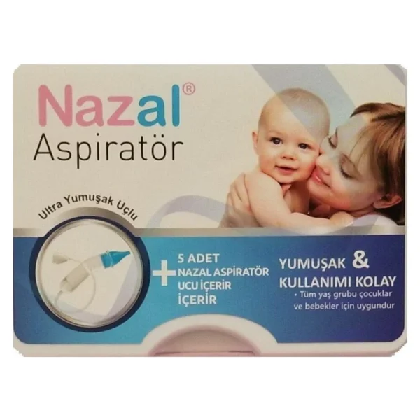 Otribebe Nazal Aspiratör 5 Adet Ultra Yumuşak Uçlu Taşınabilir Bebek Dostu - Görsel 2