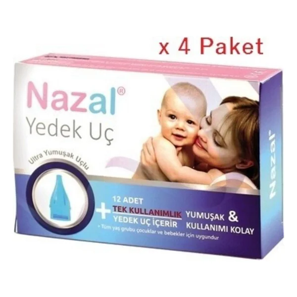 Otribebe Nazal Burun Aspiratörü Uyumlu Hijyenik Yedek Uç - 4 Kutu, Kolay Ve Güvenli Kullanım - Görsel 5