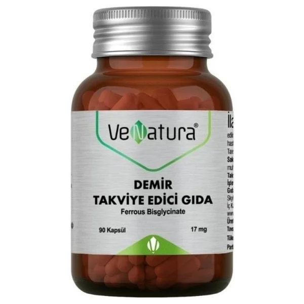 Venatura Demir Bisglisinat ve Vitamin C 90 Kapsül - Görsel 4