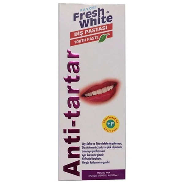 Fresh White Anti Tartar Diş Pastası 90 Gr 12 Adet - Görsel 5
