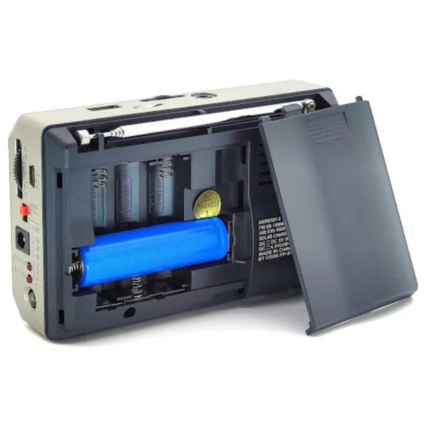 Tepe Fp-1781bt Mini Cep Radyosu Hoparlör Fm Radyo LED Işıklı Şarjlı USB Micro Sd Mp3 Desteği Aux Kulaklık Çıkışı - Görsel 5