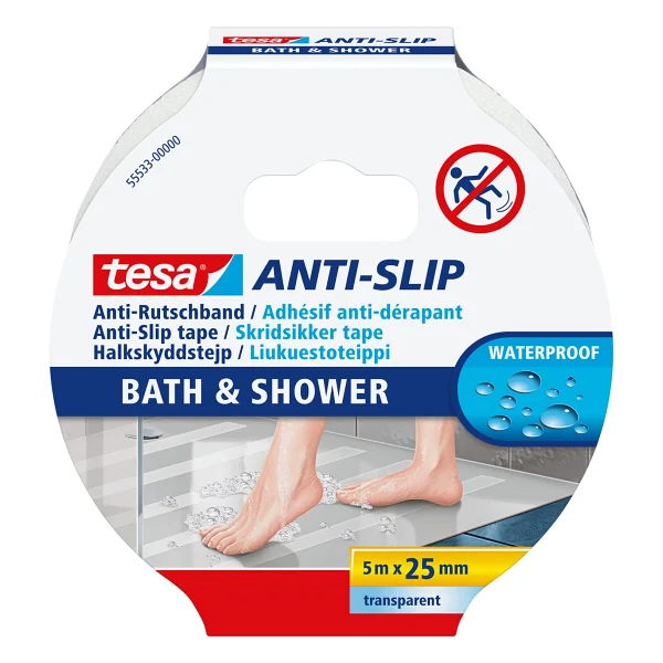 Tesa 55533 Anti Slip Kaydırmaz Bant Islak Zeminler İçin 5x25 Mt. - Görsel 2