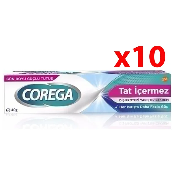 Corega Tat İçermez 40 Gr 12 Adet Protez Diş Yapıştırıcı - Görsel 5