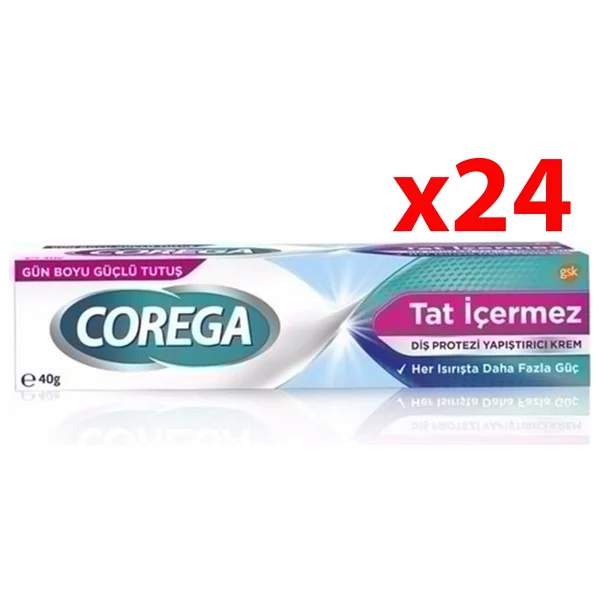Corega Tat İçermez 40 Gr 12 Adet Protez Diş Yapıştırıcı - Görsel 2
