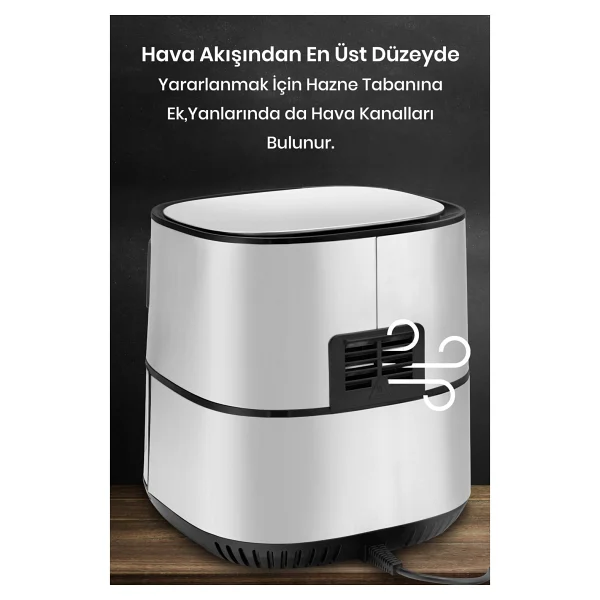 Goldmaster Premio Gm7482 6.4 Lt Yağsız Fritöz - Görsel 4