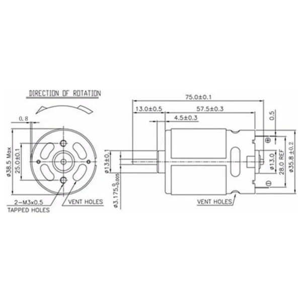 Mazz 18 Volt Dc Şarjlı Matkap Motoru Rs-550 - Görsel 2