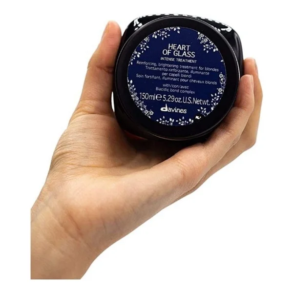 Davines Heart Of Glass Intense Treatment 150 Ml Sarı Saçlar İçin Geliştirici Maske - Görsel 5
