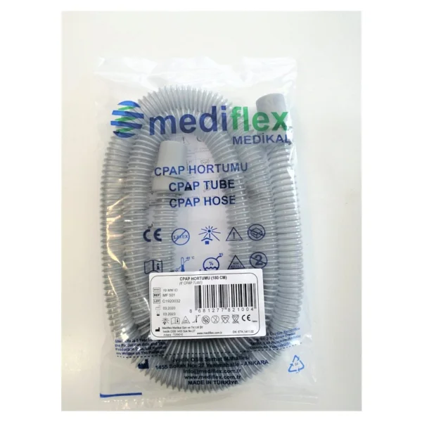 Lifetime Cpap Hortumu 180 Cm Tüm Cpap Ve Bipap Markaları Ile Uyumlu - Görsel 3