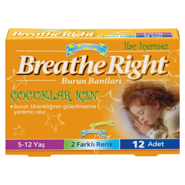 Breathe Right Burun Bandı Çocuklar İçin 12'li - Görsel 2