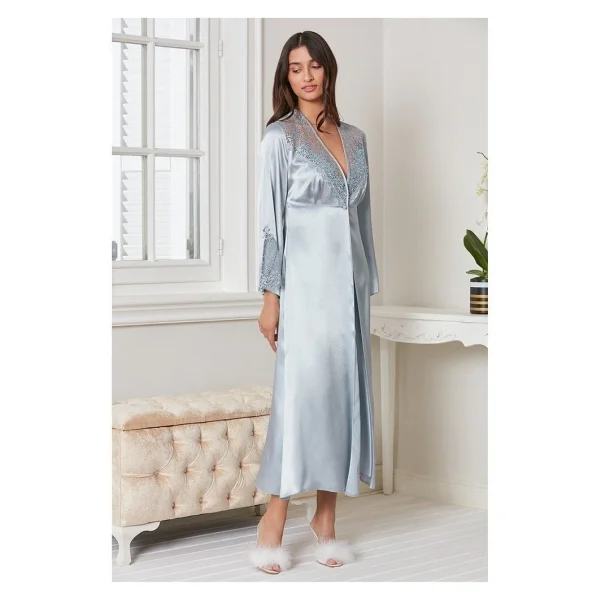Pierre Cardin 6'lı Kaplı Gecelik Sabahlık Set 6425 Mist Renk - Görsel 6