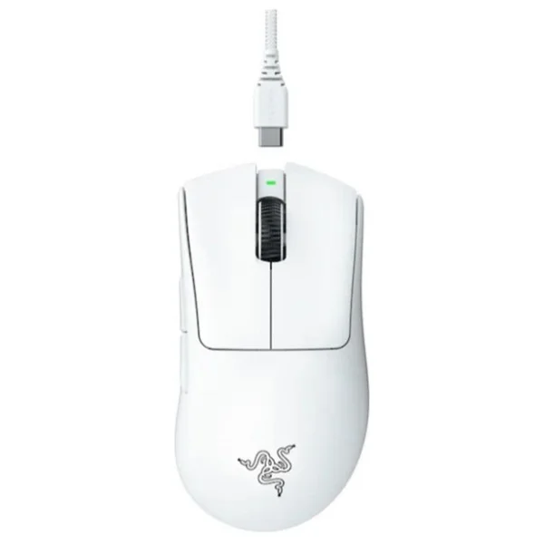 Razer Deathadder V3 Pro Rz01-04630200-R3g1 Beyaz Optik Kablolu/Kablosuz Oyuncu Mouse - Görsel 4