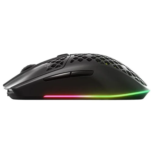 Steelseries Aerox 3 2022 RGB Şarjlı Optik Kablosuz Oyuncu Mouse - Görsel 2