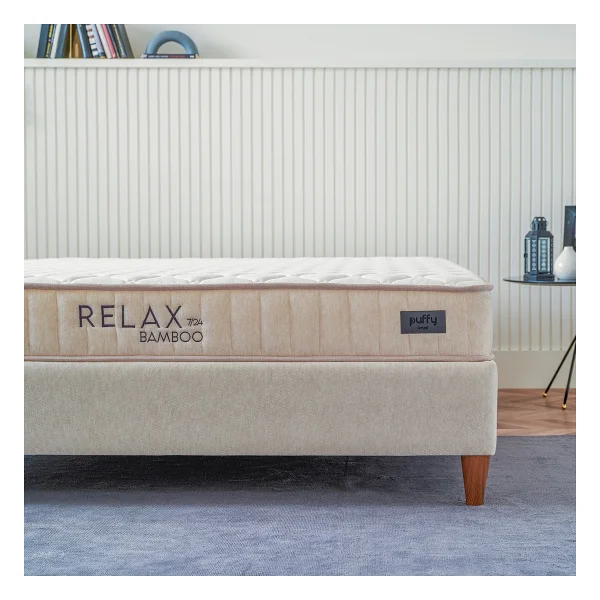 Puffy Relax 7/24 Bamboo Roll Pack Pocket Yaylı 150x200 Cm Çift Kişilik Yatak - Görsel 3