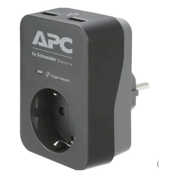 Schneider Electric Pme1wu2b-Gr 700 Joule Usb'li Kablosuz Akım Korumalı Priz - Görsel 4