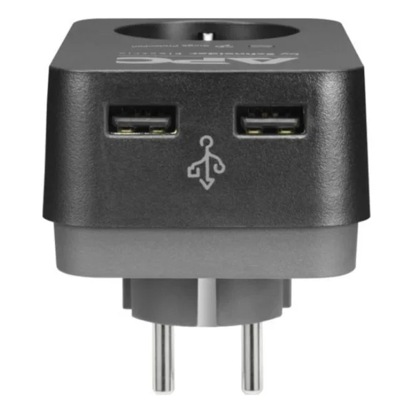 Schneider Electric Pme1wu2b-Gr 700 Joule Usb'li Kablosuz Akım Korumalı Priz - Görsel 2