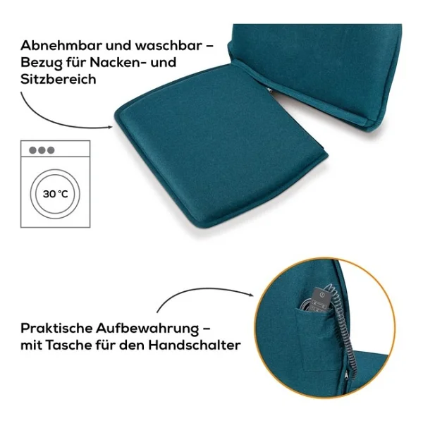 Beurer Mg 330 Mavi Shiatsu Masaj Koltuğu - Görsel 10