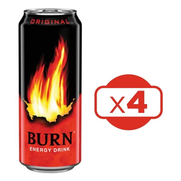 Burn Enerji İçeceği 500 ml. (4'lü) - Görsel 2
