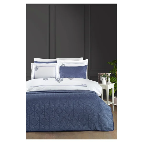 Pierre Cardin Verona Indigo 9 Parça Gelin Seti - Görsel 2