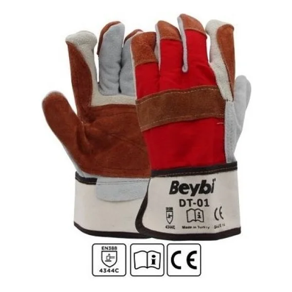 Beybi Dt-01 Isıya Dayanıklı Deri İş Eldiveni - Görsel 2