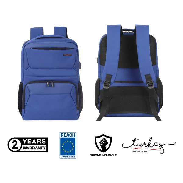 Mack Business X Mcc-806 Lacivert 15.6" Laptop Sırt Çantası - Görsel 7