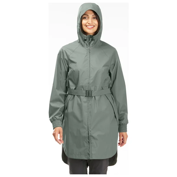 Quechua Kadın Outdoor Yağmurluk - Raincut Long - Gül Kurusu - Görsel 7