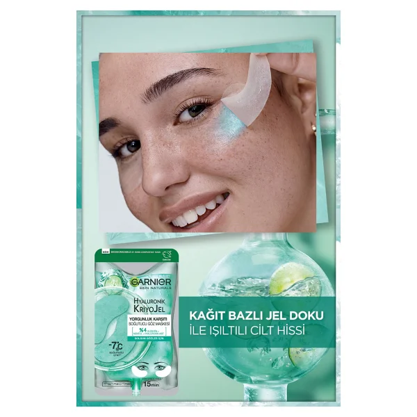 Garnier Hyaluronik Kriyojel Yorgunluk Karşıtı Soğutucu Göz Maskesi - Görsel 5