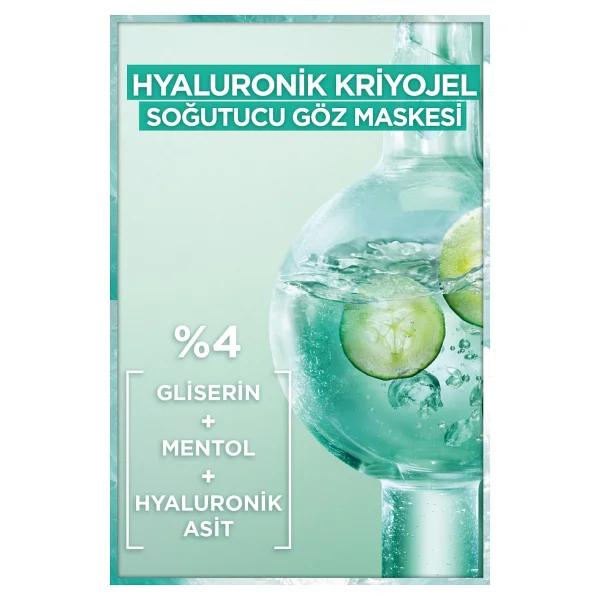 Garnier Hyaluronik Kriyojel Yorgunluk Karşıtı Soğutucu Göz Maskesi - Görsel 6