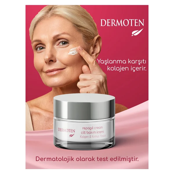 Dermoten Repage Kolajen & Kırmızı Yosun 50 Ml Cilt Bakım Kremi - Görsel 4