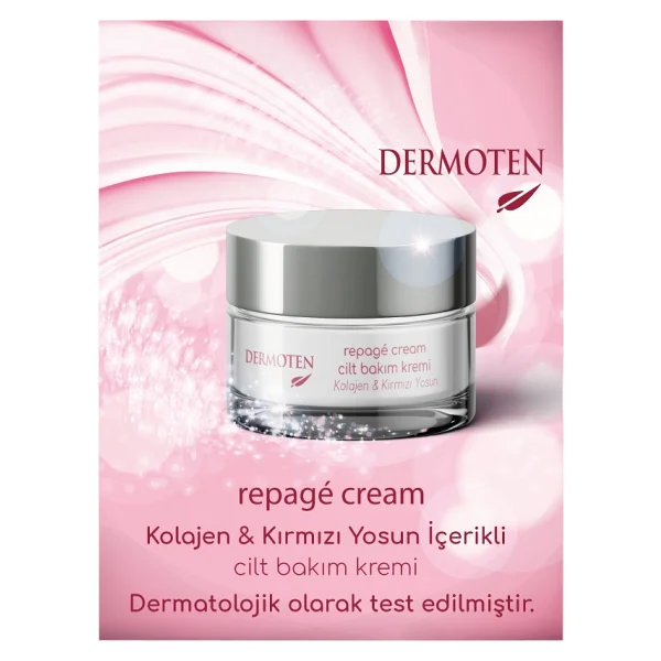 Dermoten Repage Kolajen & Kırmızı Yosun 50 Ml Cilt Bakım Kremi - Görsel 7