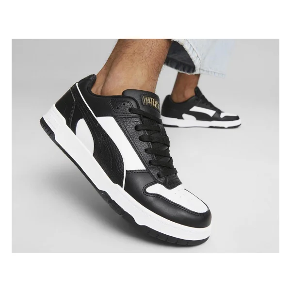 Puma Rbd Game Low 386373-07 Siyah-Beyaz Sneaker - Görsel 3