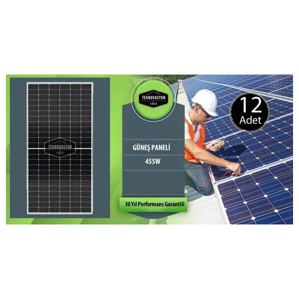 On Grid 5 Kw Kva Monofaze Solar Güneş Paneli Paket Sistemi - Görsel 4