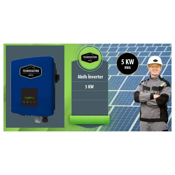 On Grid 5 Kw Kva Monofaze Solar Güneş Paneli Paket Sistemi - Görsel 5