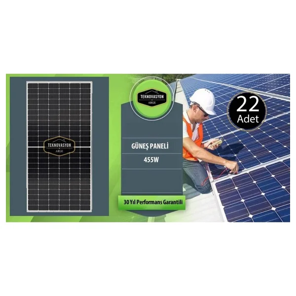 On Grid 10 Kw Kva Trifaze Solar Güneş Paneli Paket Sistemi - Görsel 4