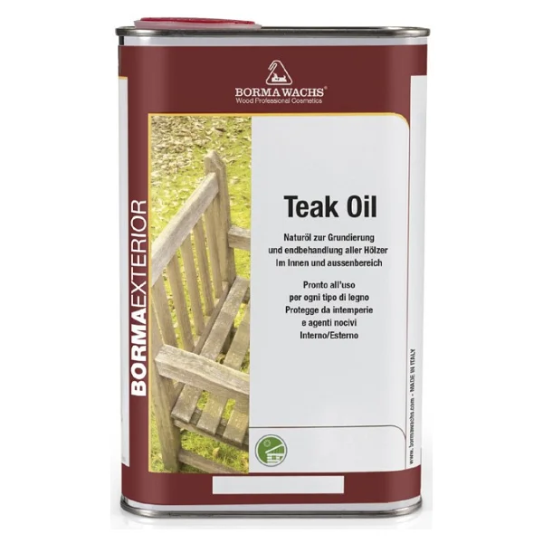 Borma Wachs Teak Oil - Tik Yağı - 1 Litre - Blond Walnut - Görsel 9