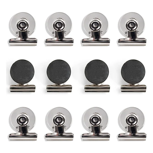 Valkyrie 12 Adet Mıknatıslı Mandallı Buzdolabı Magnet Fotoğraf Kağıt Evrak Tutucu - Görsel 9