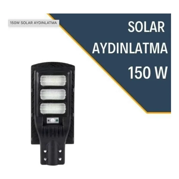 Lexron 150 W Güneş Panelli Solar Projektör - Görsel 2