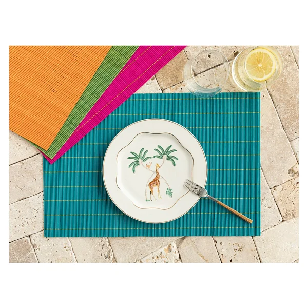 English Home Farleg Bambu 4'lü Amerikan Servis 45 X 30 Cm Renkli - 30 X 45 Cm - Görsel 5