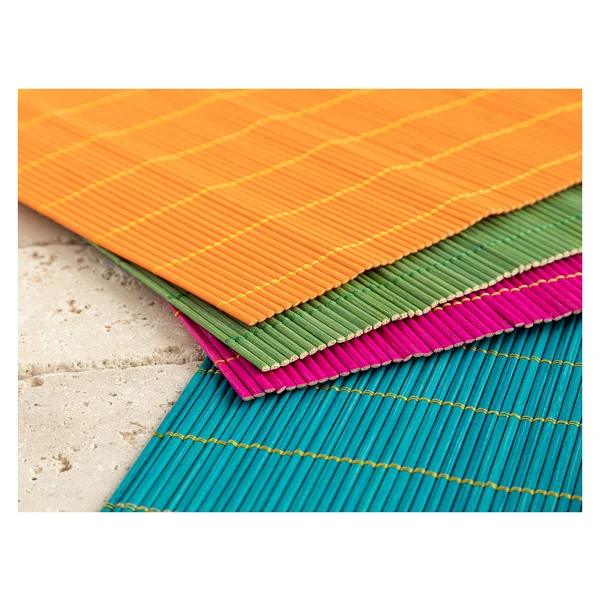 English Home Farleg Bambu 4'lü Amerikan Servis 45 X 30 Cm Renkli - 30 X 45 Cm - Görsel 3
