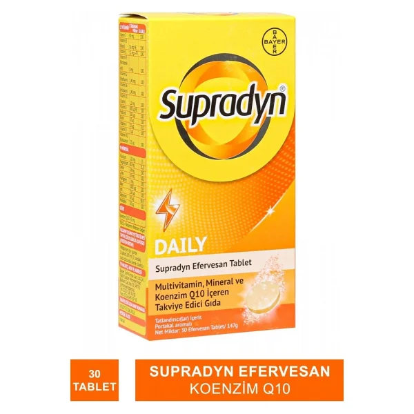Supradyn Daily Koenzim Q10 Efervesan 30 Tablet - Görsel 5