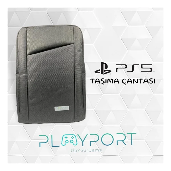 Konsol İstasyonu Playstation 5 Taşıma Çantası Siyah Ergonomik Kaliteli PS5 Çantası - Görsel 4