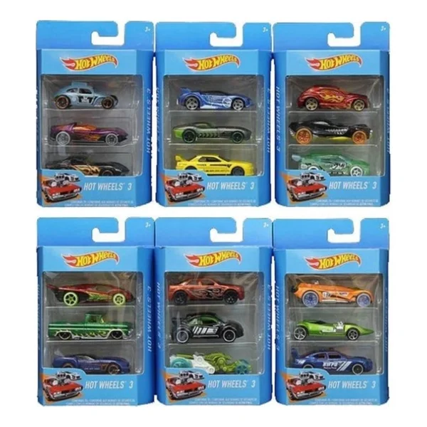 Hot Wheels 3'lü Araba Seti K5904 - Görsel 6