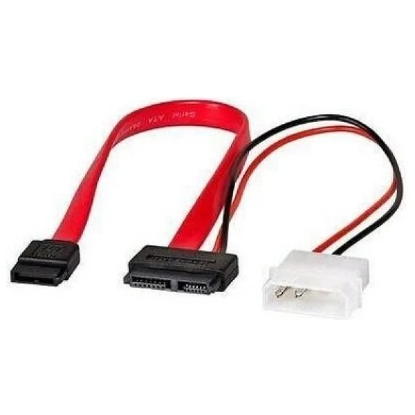 Keepro Mini Sata Molex Sata Kablo 7+6 Pin Slimline 4 Pin Ide Sata Kablo 13 Pin Mini Sata Sata Kablo - Görsel 2